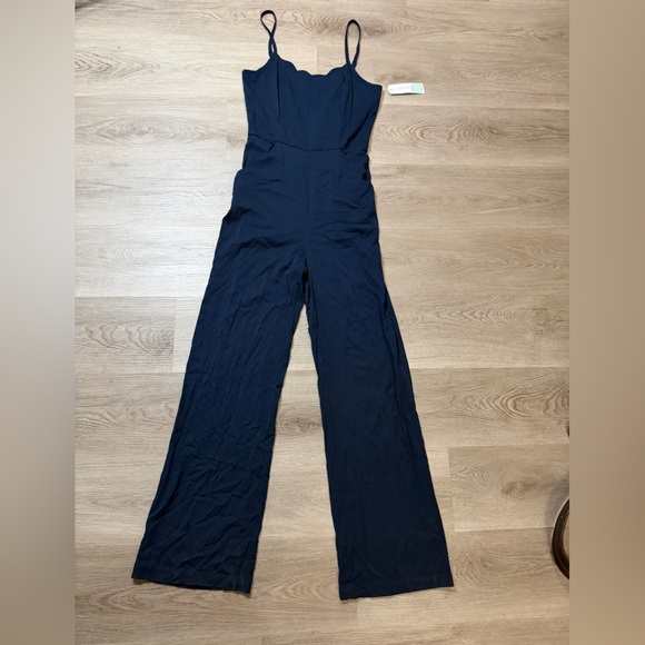 Market & Spruce Pants - Market & Spruce Navy Jumpsuit